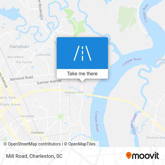 Mapa de Mill Road