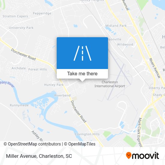 Mapa de Miller Avenue