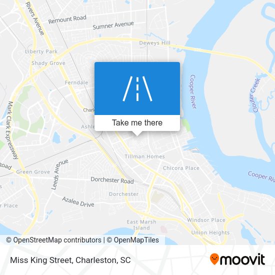 Miss King Street map