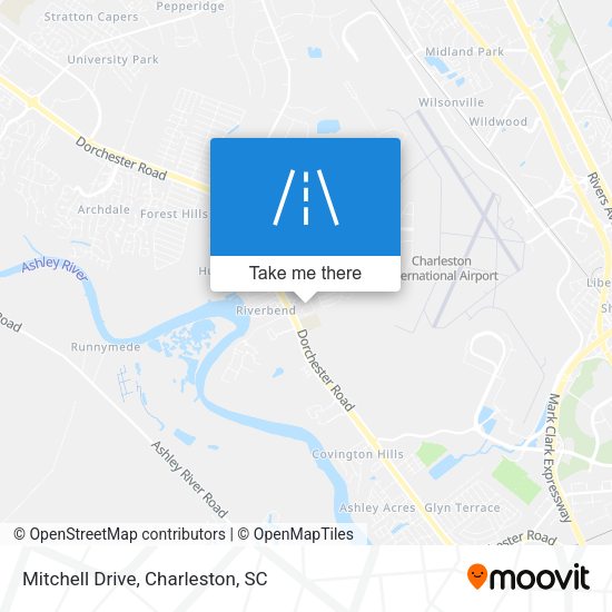 Mapa de Mitchell Drive