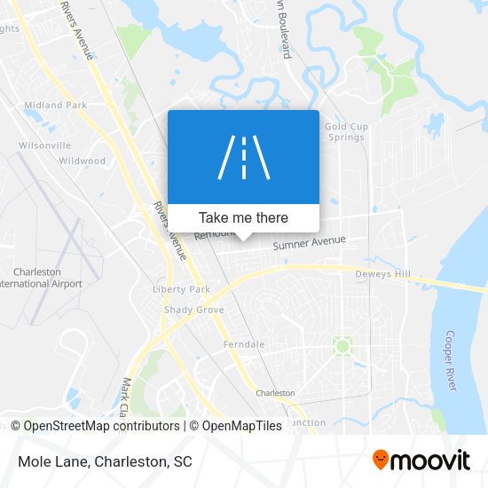 Mapa de Mole Lane