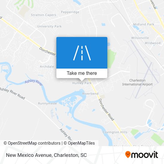 New Mexico Avenue map