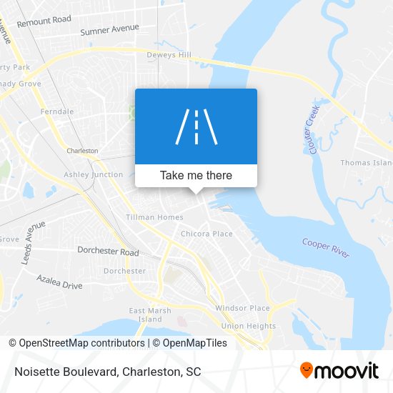 Mapa de Noisette Boulevard