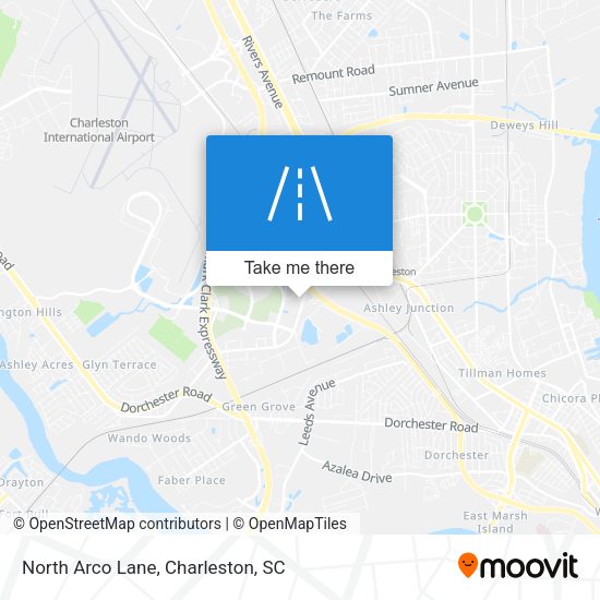 North Arco Lane map