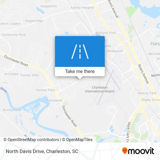 North Davis Drive map