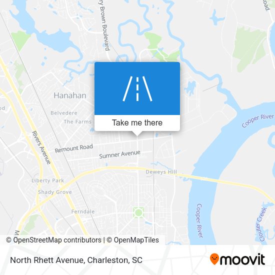 North Rhett Avenue map