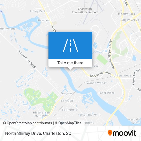 North Shirley Drive map