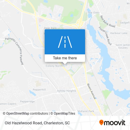 Mapa de Old Hazelwood Road