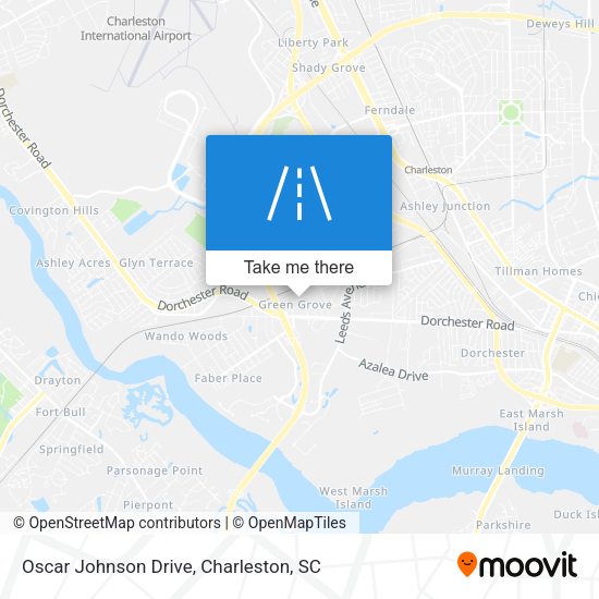Mapa de Oscar Johnson Drive