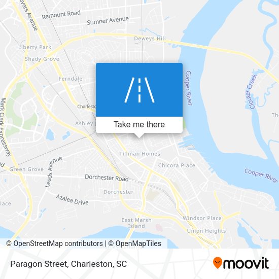 Mapa de Paragon Street