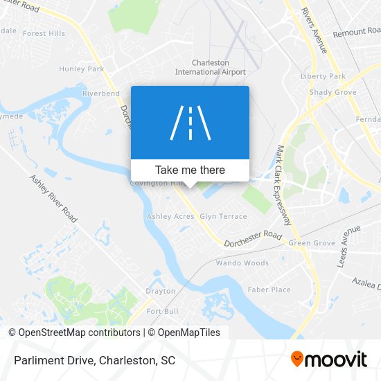 Parliment Drive map