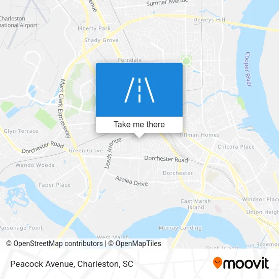 Mapa de Peacock Avenue