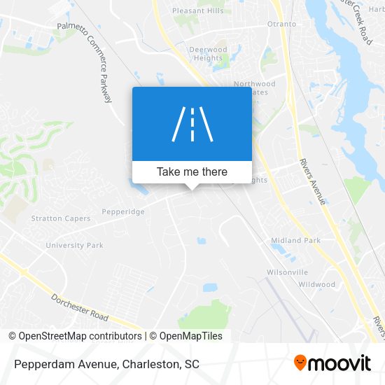 Pepperdam Avenue map