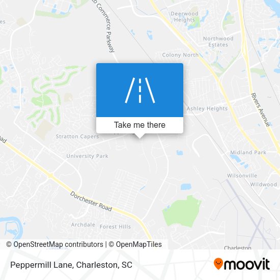 Peppermill Lane map
