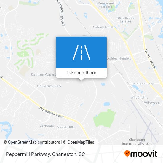 Mapa de Peppermill Parkway
