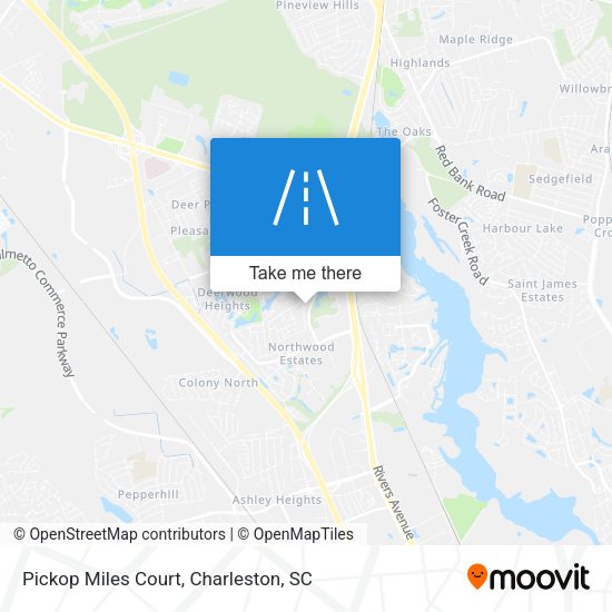 Pickop Miles Court map