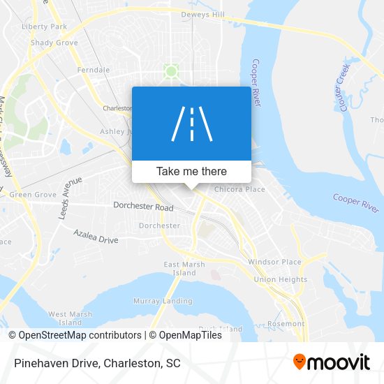 Mapa de Pinehaven Drive