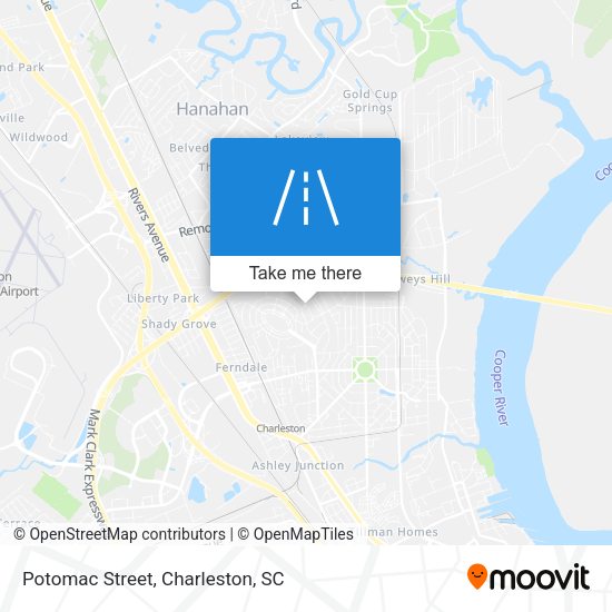 Potomac Street map