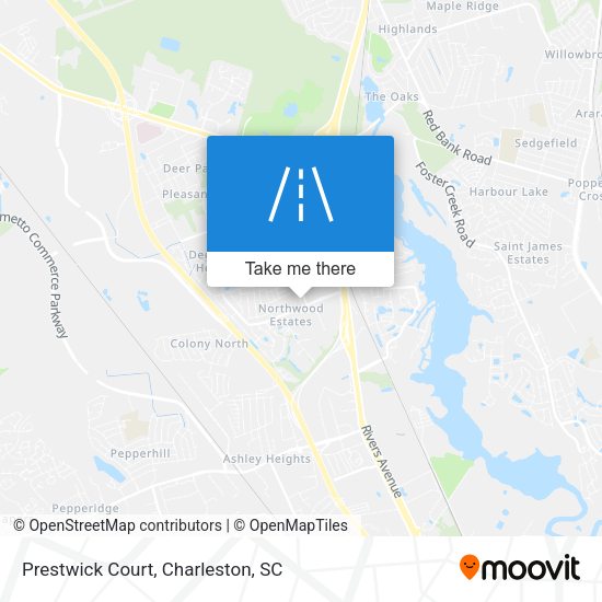 Mapa de Prestwick Court