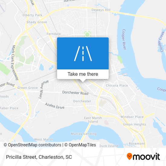 Mapa de Pricilla Street