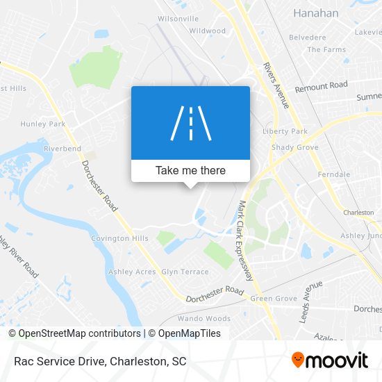 Mapa de Rac Service Drive