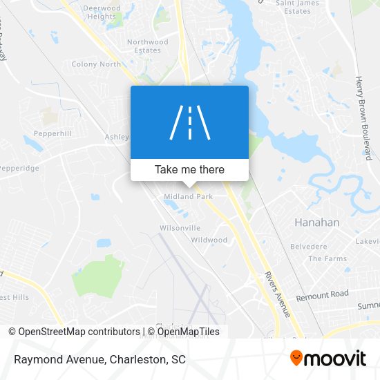 Mapa de Raymond Avenue
