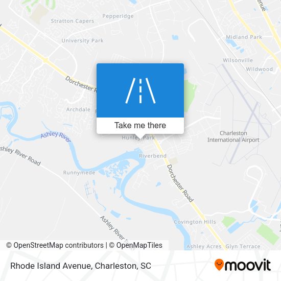 Rhode Island Avenue map