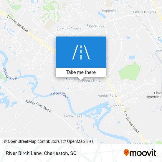 River Birch Lane map