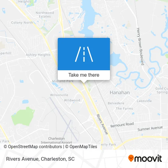 Mapa de Rivers Avenue