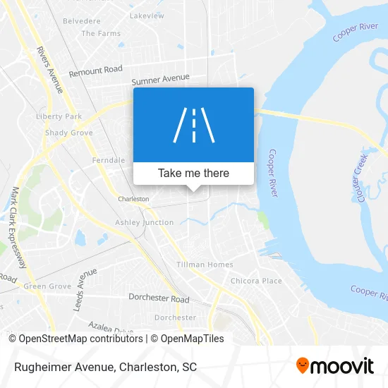 Rugheimer Avenue map