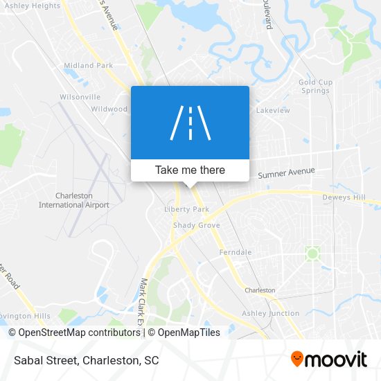 Mapa de Sabal Street