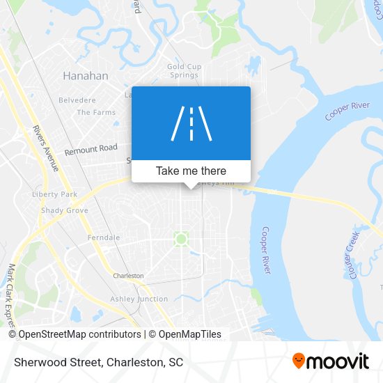Sherwood Street map