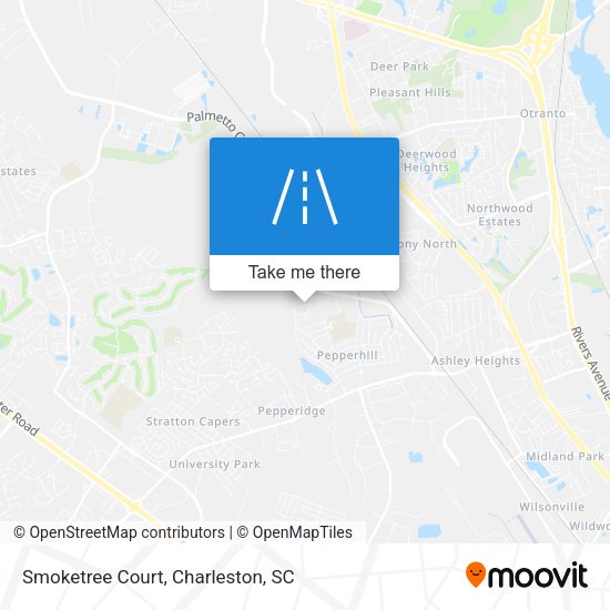 Smoketree Court map