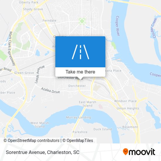 Mapa de Sorentrue Avenue