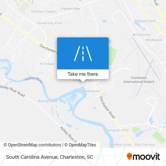South Carolina Avenue map