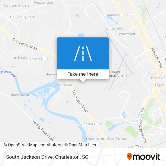 South Jackson Drive map