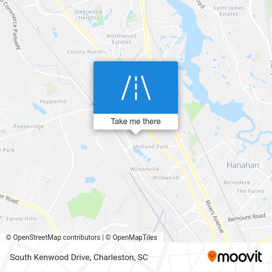 South Kenwood Drive map