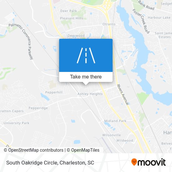 South Oakridge Circle map