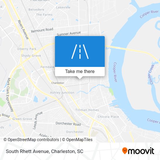 Mapa de South Rhett Avenue