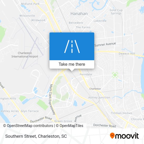 Mapa de Southern Street