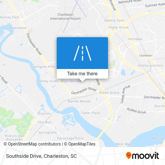 Mapa de Southside Drive