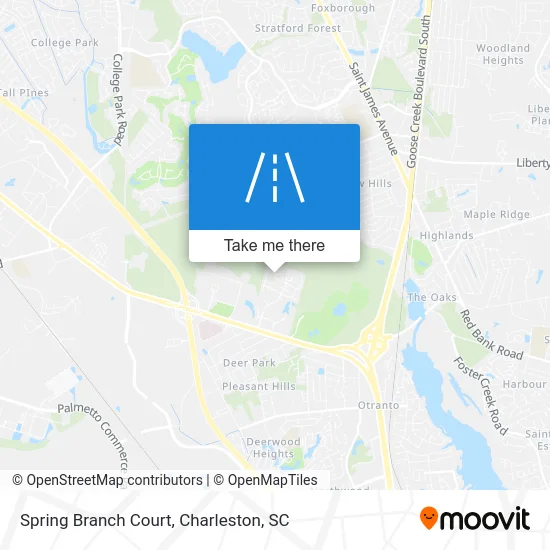 Spring Branch Court map