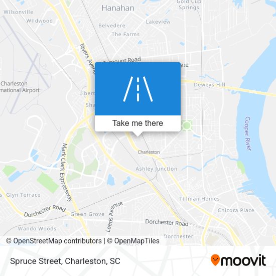 Mapa de Spruce Street