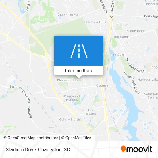 Stadium Drive map