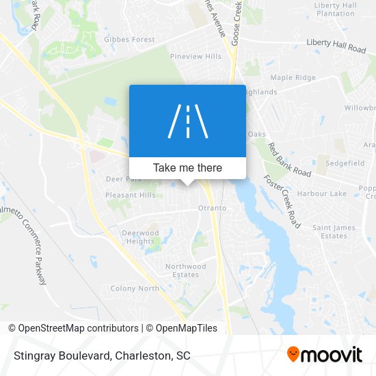Stingray Boulevard map
