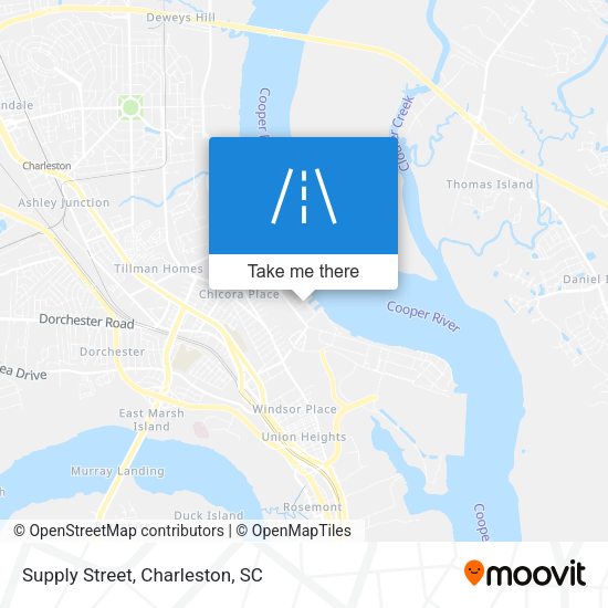 Mapa de Supply Street