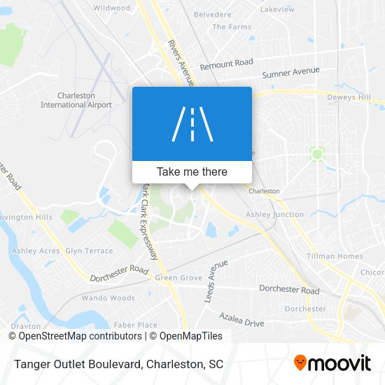 Tanger Outlet Boulevard map