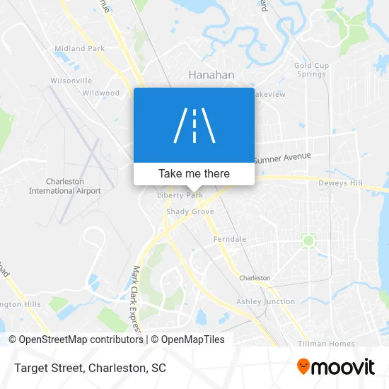 Target Street map