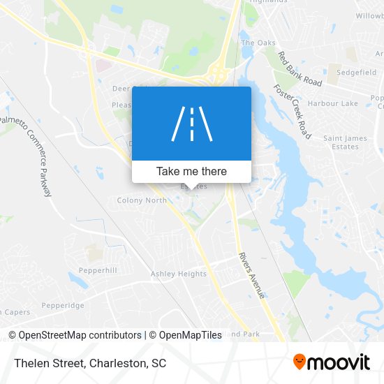 Mapa de Thelen Street
