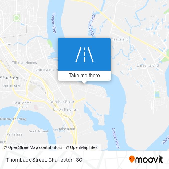 Thornback Street map